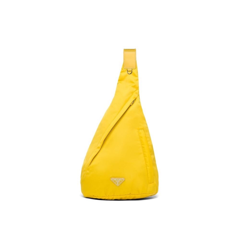 PRADA Re-Nylon logo-plaque backpack
